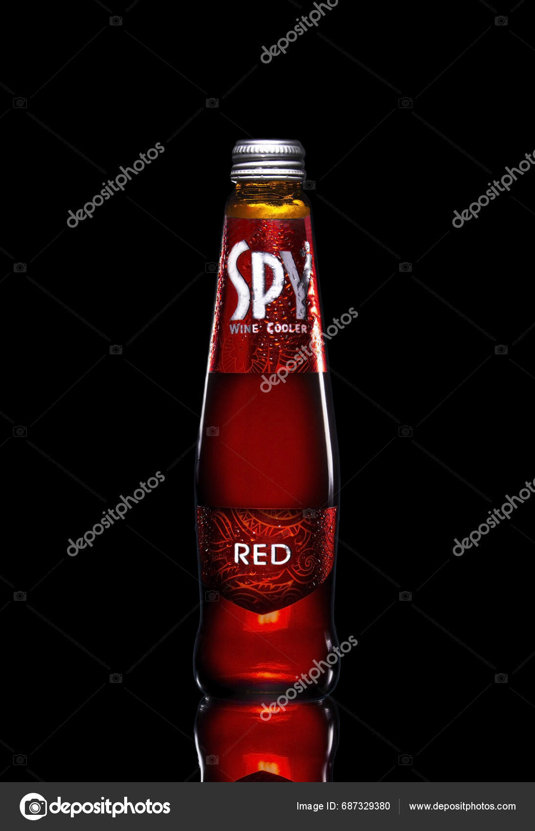Phuket Thailand Sep 2023 Spy Wine Cooler Wine Cooler Drink Stock