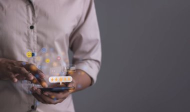 Müşteri Teftişi, Akıllı Telefon 'un beş yıldızlı el ele tutuşması ve 5 yıldıza hizmette çok iyi sonuçlar, 5 yıldızlı geri bildirim.