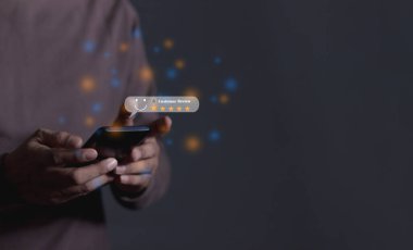 Teftiş Müşterisi, Akıllı Telefon 'un beş yıldızlı el ele tutuşması ve 5 yıldıza hizmette çok iyi sonuçlar verme, 5 yıldızlı değerlendirme, 5 yıldızlı değerlendirme.