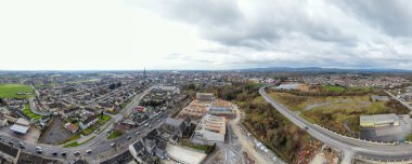 Limerick, Clare St., İrlanda 05, Mart 2023 Yeni kentsel kalkınma genişlemesi görüşü