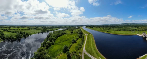 Ponte Brien Barragem Água Clare Irlanda Maio 2022 Parteen Weir — Fotografia de Stock