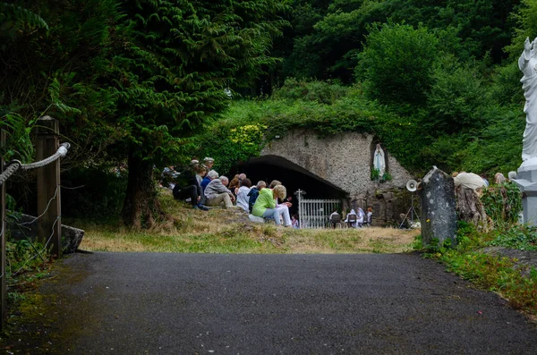 Cratloe村和该地区的景观 森林茂密 有一个宗教建筑群 爱尔兰Cratloe 2022年6月10日 — 图库照片