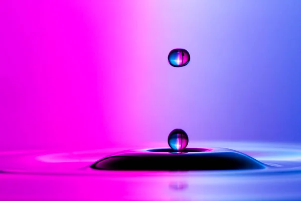 Close Water Drop Splash — Stock Photo, Image
