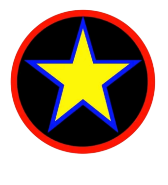 Şeffaf arkaplana sahip yıldız tasarımı