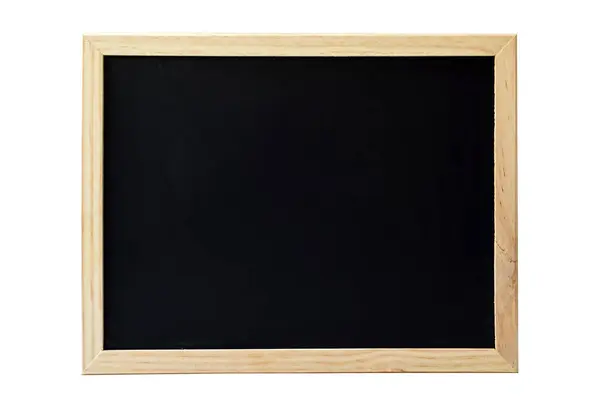 Boş tahta tahta beyaz arkaplanda izole edildi.