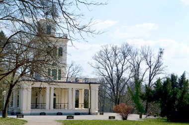 İlkbahar zamanı Maksimir Parkı, Zagreb ve Hırvatistan