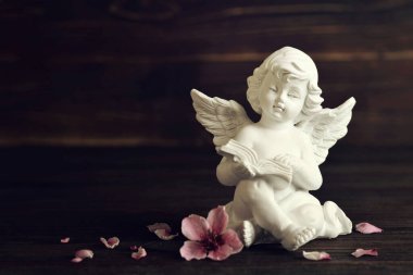 Koruyucu melek kitap okuyor.  