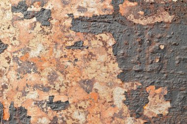 Grunge 'un geçmişi. Çamurlu ve paslı metal arka plan