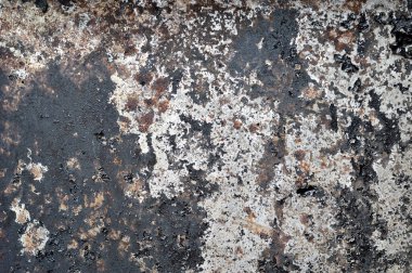 Grunge 'un geçmişi. Çamurlu ve paslı metal arka plan