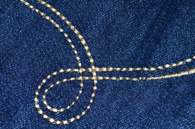 Mavi kot kumaşı, görüntüyü kapat