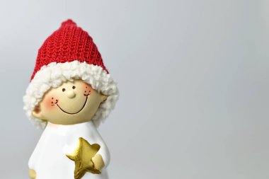 Mutlu noel kartları ve şirin noel elfleri