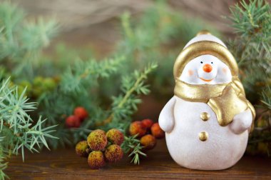 Mutlu Noeller ve mutlu yıllar konsept kartı. 