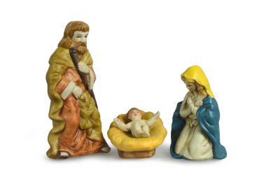 Joseph 'in Bakire Meryem ve bebek İsa.