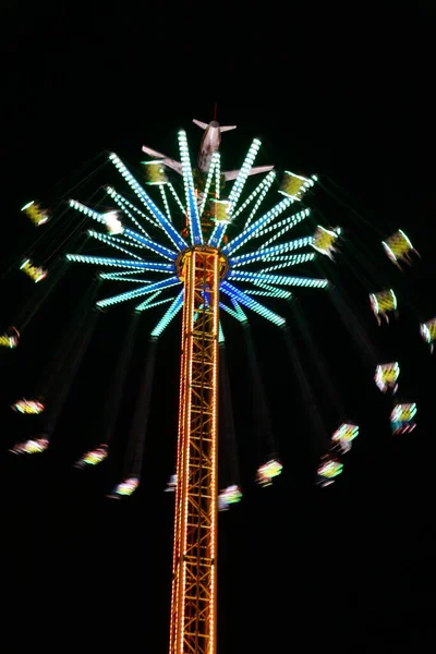 Carousel Ferris Wheel Fair Tivoli Libori Paderborn Northrhine Westfalia Germany — Stock Photo, Image