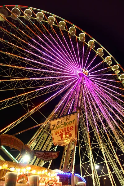 Carousel Ferris Wheel Fair Tivoli Libori Paderborn Northrhine Westfalia Germany — Stockfoto