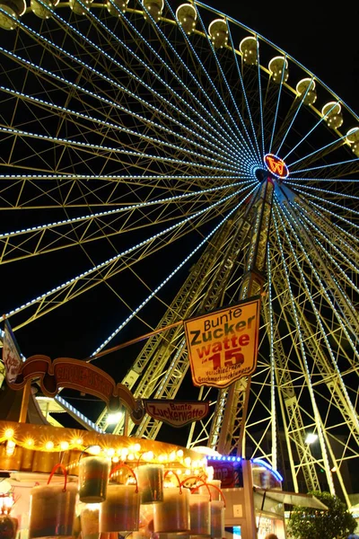 Carousel Ferris Wheel Fair Tivoli Libori Paderborn Northrhine Westfalia Germany — ストック写真