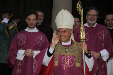 Paderborn, Nrw, Almanya, Mart 10, 2024, Paderborn Başpiskoposu Dr. Udo Markus Bentz 'i takdim ediyorum.