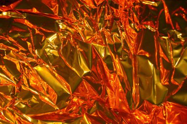 Kırışmış altın, kırmızı, sarı kâğıt, arkaplan,