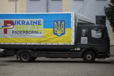 Ukrayna yardımı, insani yardım, özel yardım, Paderborn, NRW, Almanya,
