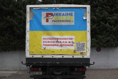 Ukrayna yardımı, insani yardım, özel yardım, Paderborn, NRW, Almanya,