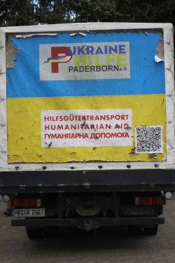 Ukrayna yardımı, insani yardım, özel yardım, Paderborn, NRW, Almanya,