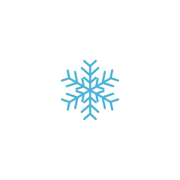 Ikona Śniegu Ikona Płatka Śniegu Wektor — Wektor stockowy