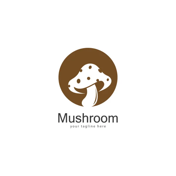 stock vector mushroom logo vector design template