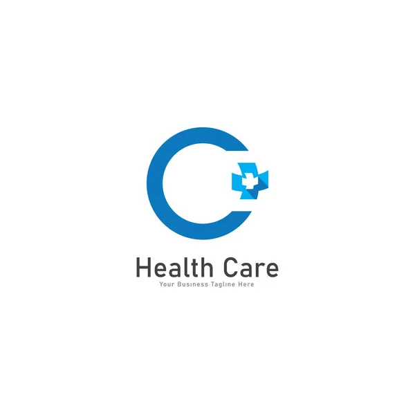 Health Care Vector Logo Template Medical Health Care Logo Design — Stock Vector