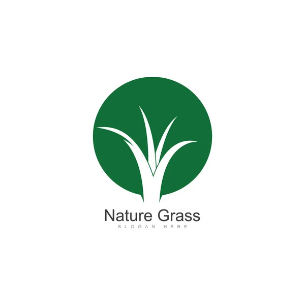 自然草标识设计向量创意草标识设计模板说明 — 图库矢量图片