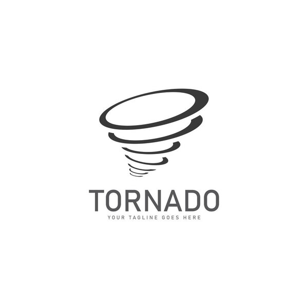 Tornado logo symbol vector illustration design