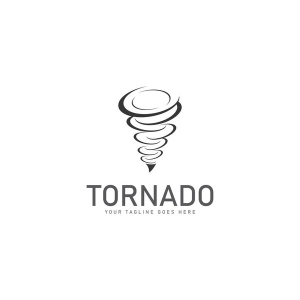 Tornado logo symbol vector illustration design