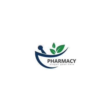 eczane logo vektör şablonu