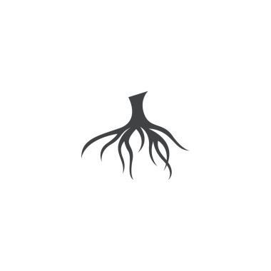 Kök vektör illüstrasyon şablon tasarımı