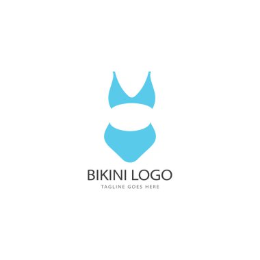 Bikini logo vektör şablonu. mayo logo tasarım vektörü