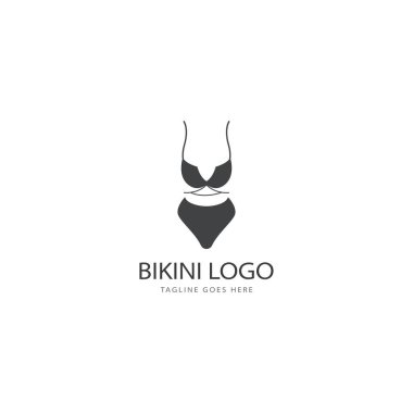 Bikini logo vektör şablonu. mayo logo tasarım vektörü