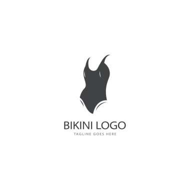 Bikini logo vektör şablonu. mayo logo tasarım vektörü