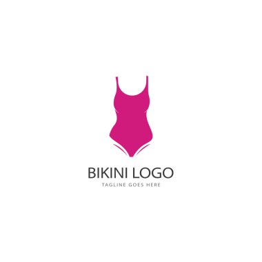 Bikini logo vektör şablonu. mayo logo tasarım vektörü