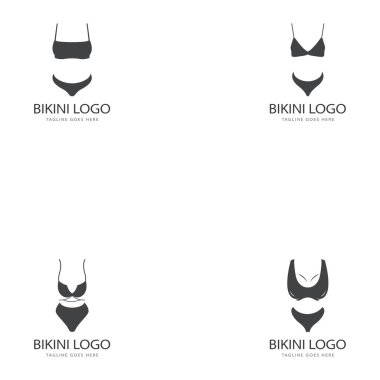 Bikini logo vektör şablonu. mayo logo tasarım vektörü