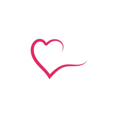 Kalp Simgesi Vektörü. Mükemmel aşk sembolü. Sevgililer Günü işareti% 27