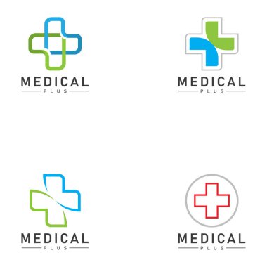 Artı vektör tıbbi şablon resimleme simgesi