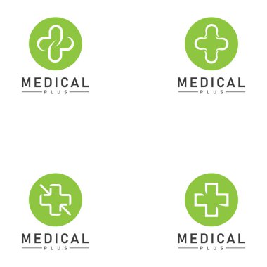 Artı vektör tıbbi şablon resimleme simgesi