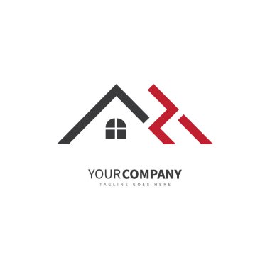 Konsept H harfli ev logosu tasarımı