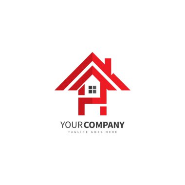 Konsept H harfli ev logosu tasarımı