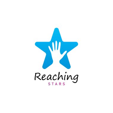 Yıldız rüyaları logo vektör tasarım şablonuna eriş