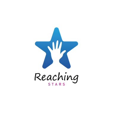 Yıldız rüyaları logo vektör tasarım şablonuna eriş