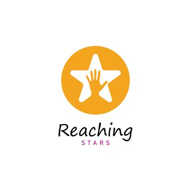 Yıldız rüyaları logo vektör tasarım şablonuna eriş