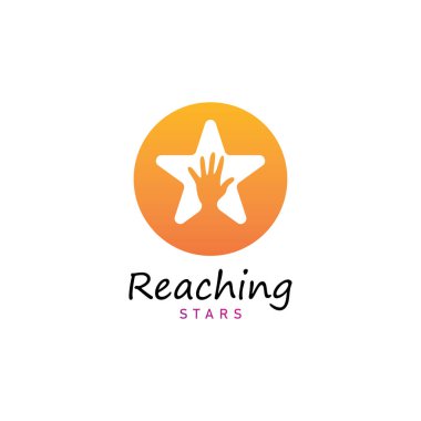 Yıldız rüyaları logo vektör tasarım şablonuna eriş