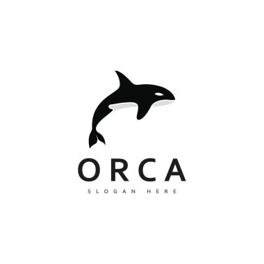Katil balina logosu vektörü