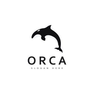 Katil balina logosu vektörü
