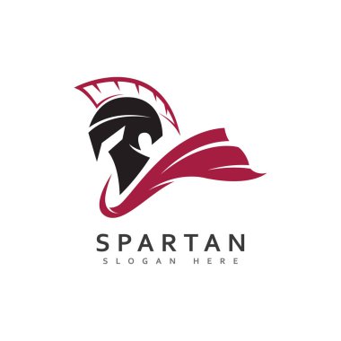 Spartalı logo tasarımı Spartalı basit yaratıcı logo vektörü Spartan siyah logosu